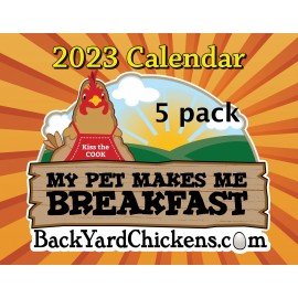 2023 BackYardChickens Five Calendar Gift Pack-Free US Shipping