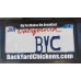 BYC License Plate Frame