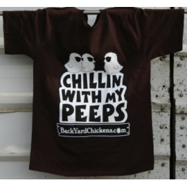 CLEARANCE! Chillin With My Peeps Unisex Tee- Black-Free US Shipping