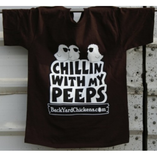 CLEARANCE! Chillin With My Peeps Unisex Tee- Black-Free US Shipping